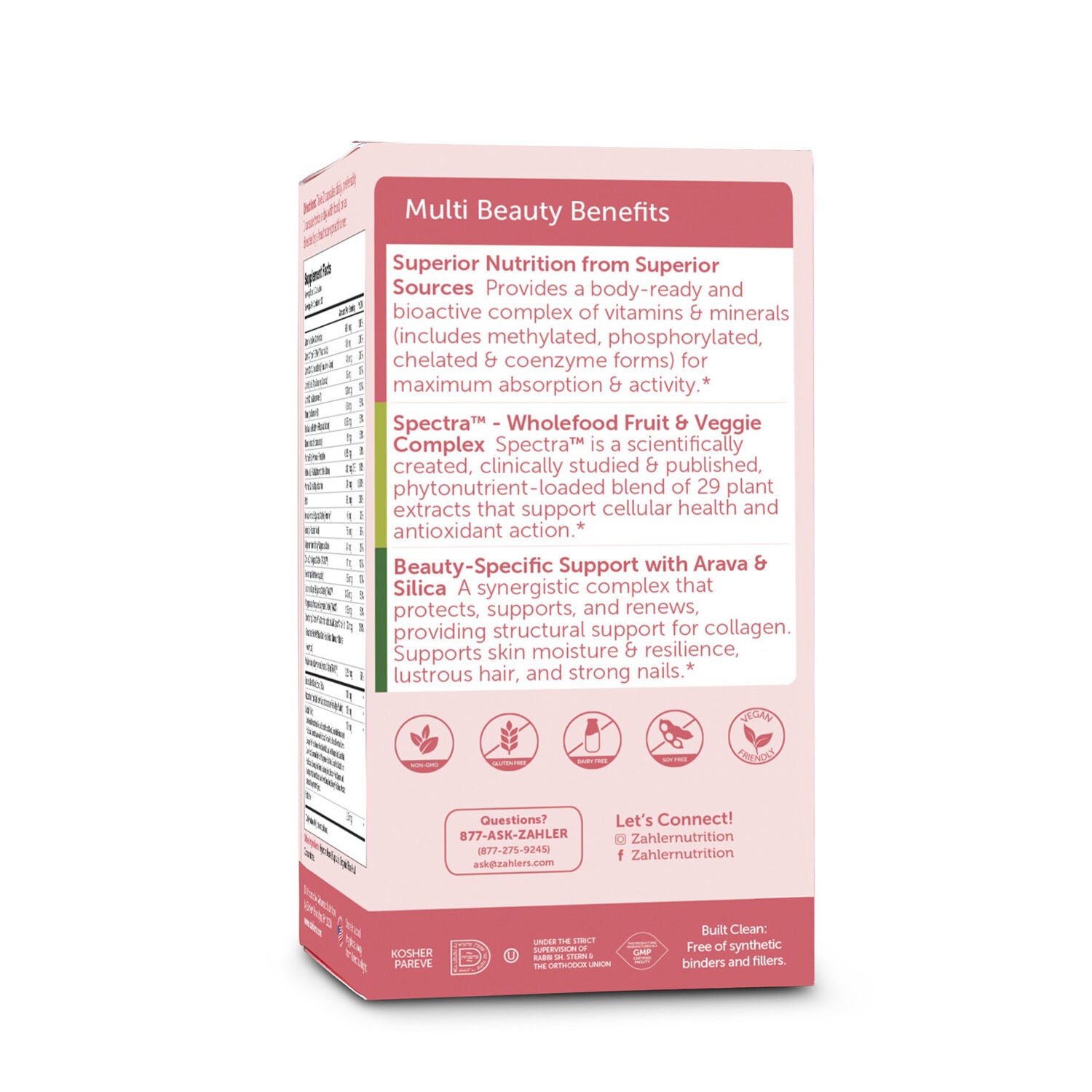 ZAHLER Multivitamin Beauty Daily Multivitamin + Hair, Skin &amp; Nails Support